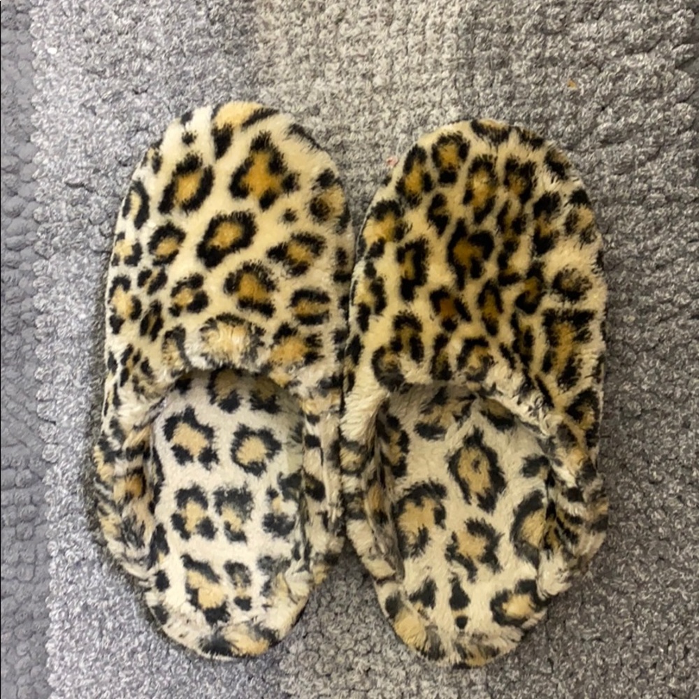 cheetah print slippers
